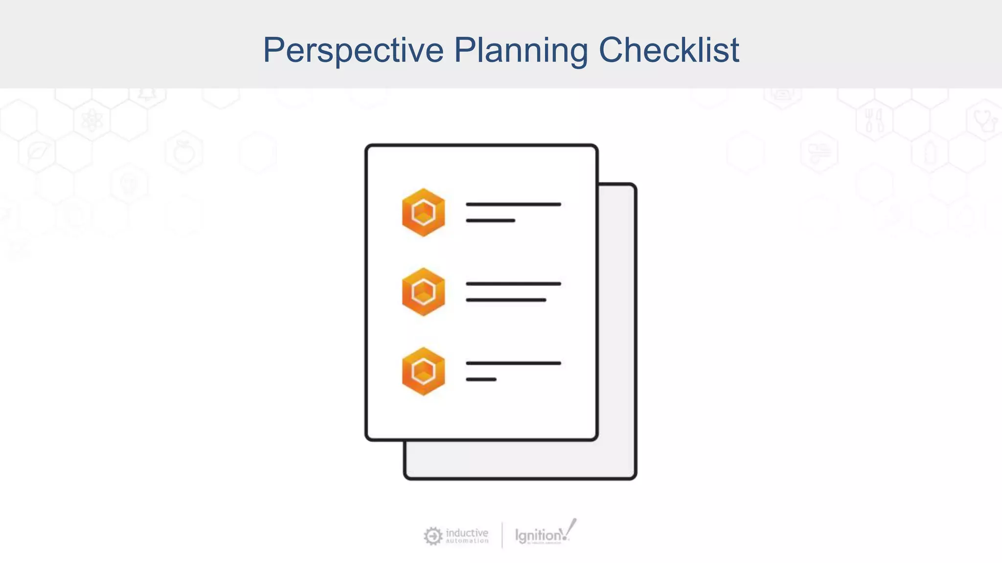 Perspective Planning Checklist
 