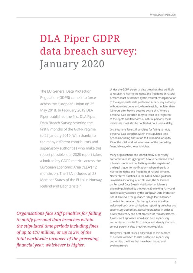 Dla piper data breach report 2020 PDF