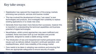 Digitalisation in the Energy Sector | PPTX