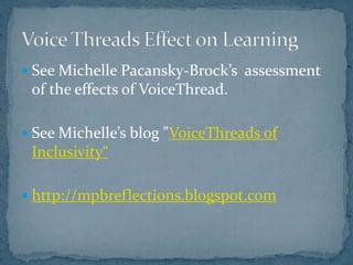 Knowledge is PowerTheoretical Framework: What’s the research say?Community