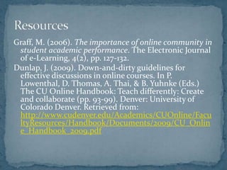 Knowledge is PowerWeb Log Discussions