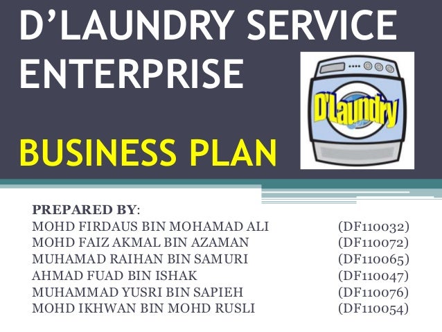 Business Plan for Laundry Business & Dry Cleaning Services