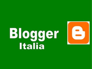 Blogger Italia 