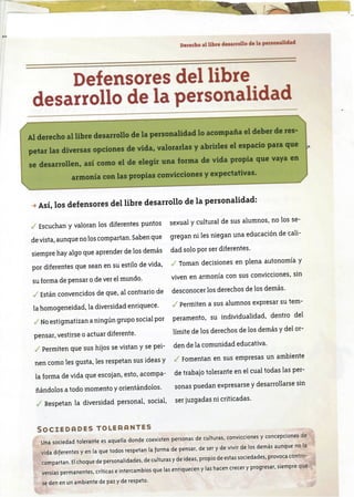 Al libre desarrollo de la personalidad