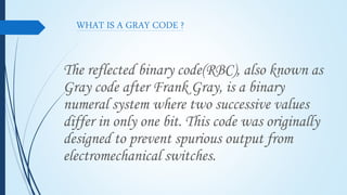 Dlc{binary to gray code conversion} ppt | PPTX | Programming Languages ...
