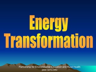 Partnership for Environmental Education and Rural Health
peer.tamu.edu
 