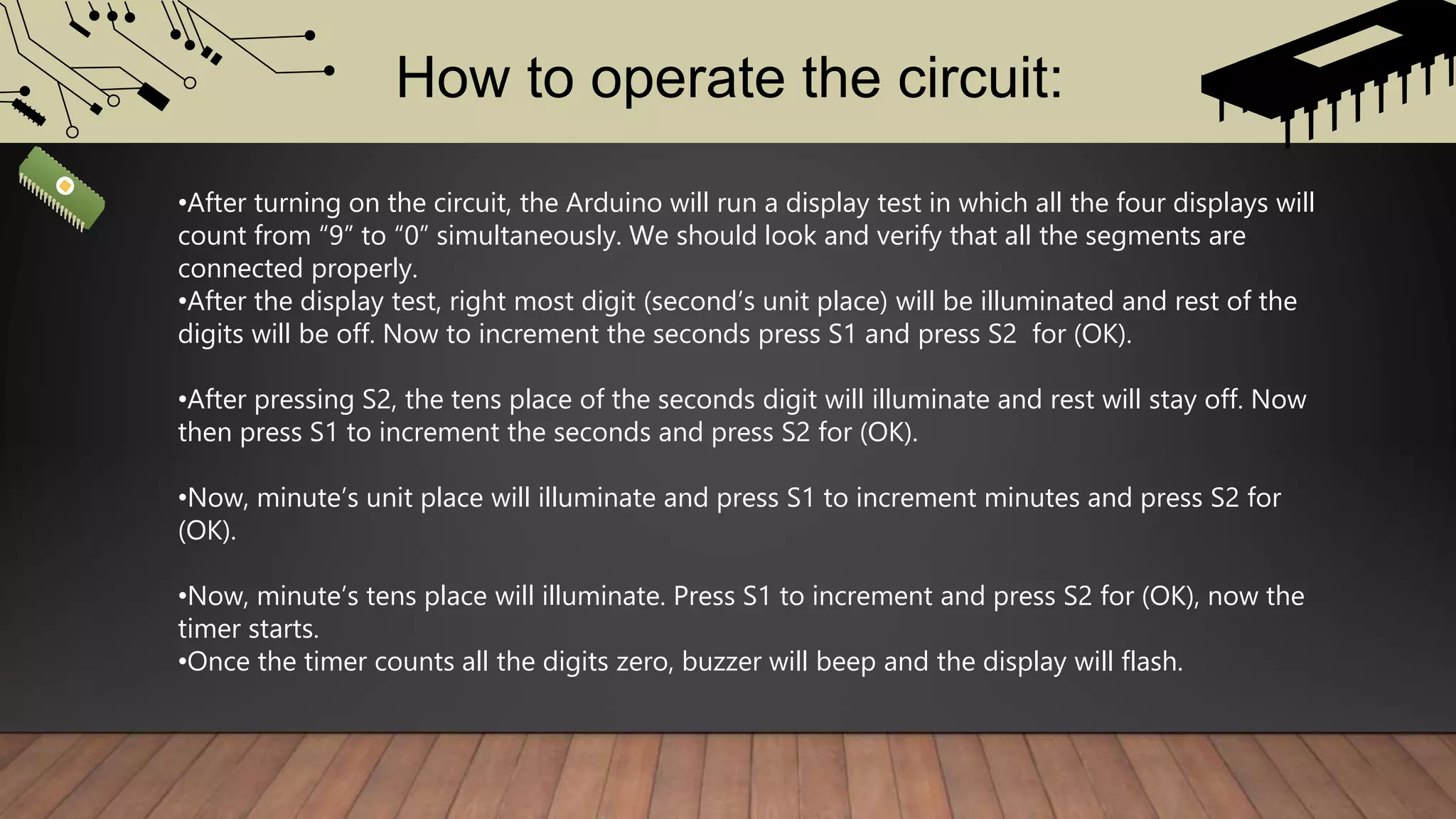Countdown Timer Circuit Diagram with 7 Segment Display | PPTX ...