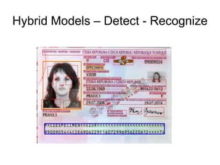 Hybrid Models – Detect - Recognize
 