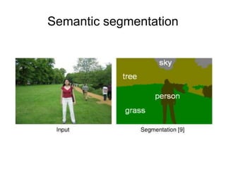 Semantic segmentation
 