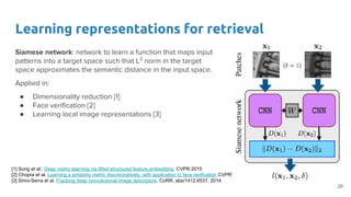 Image Retrieval (D4L5 2017 UPC Deep Learning for Computer Vision) | PDF