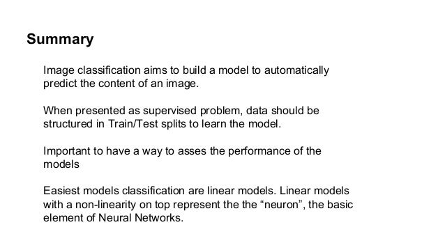 Deep Learning for Computer Vision: Image Classification (UPC 2016)