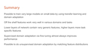 Deep Learning for Computer Vision: Transfer Learning and Domain ...