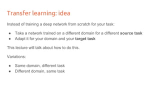 Deep Learning for Computer Vision: Transfer Learning and Domain ...