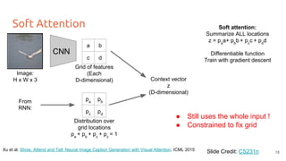 Deep Learning for Computer Vision: Attention Models (UPC 2016) | PDF