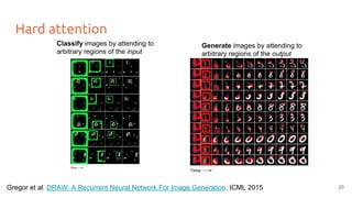 Deep Learning for Computer Vision: Attention Models (UPC 2016) | PDF