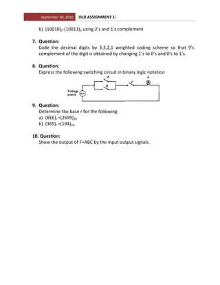 Dld assignment 1 | PDF