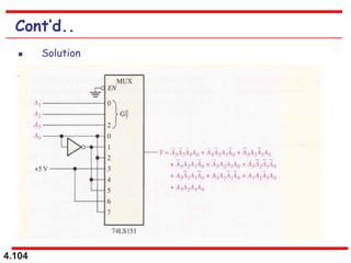 4.104
Cont’d..
 Solution
 