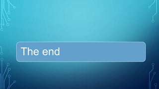 The end