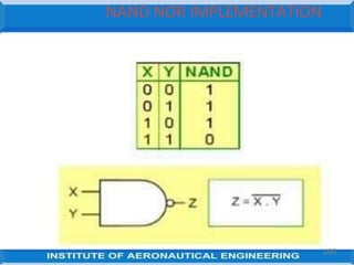 NAND NOR IMPLEMENTATION
105
 