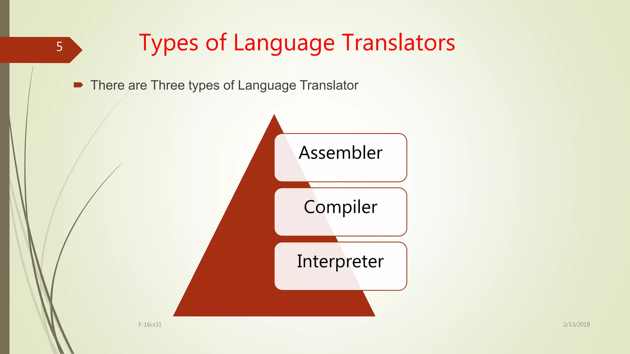 Computer Language Translator | PPTX