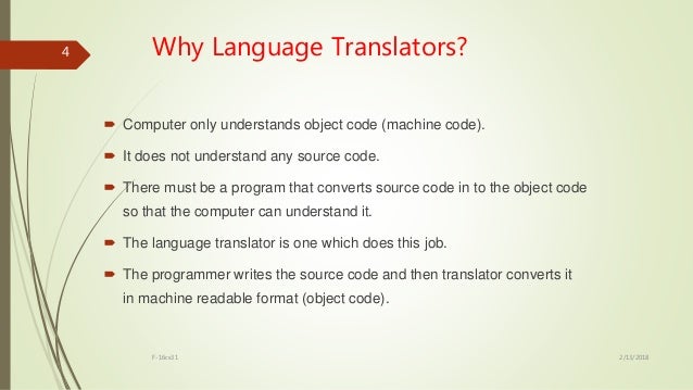 Computer Language Translator