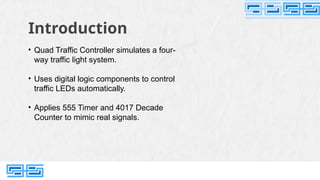 Traffic controller Digital Logic Design project | PPTX