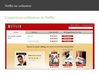 Netflix sur ordinateur<br />L’expérience ordinateur de Netflix<br />