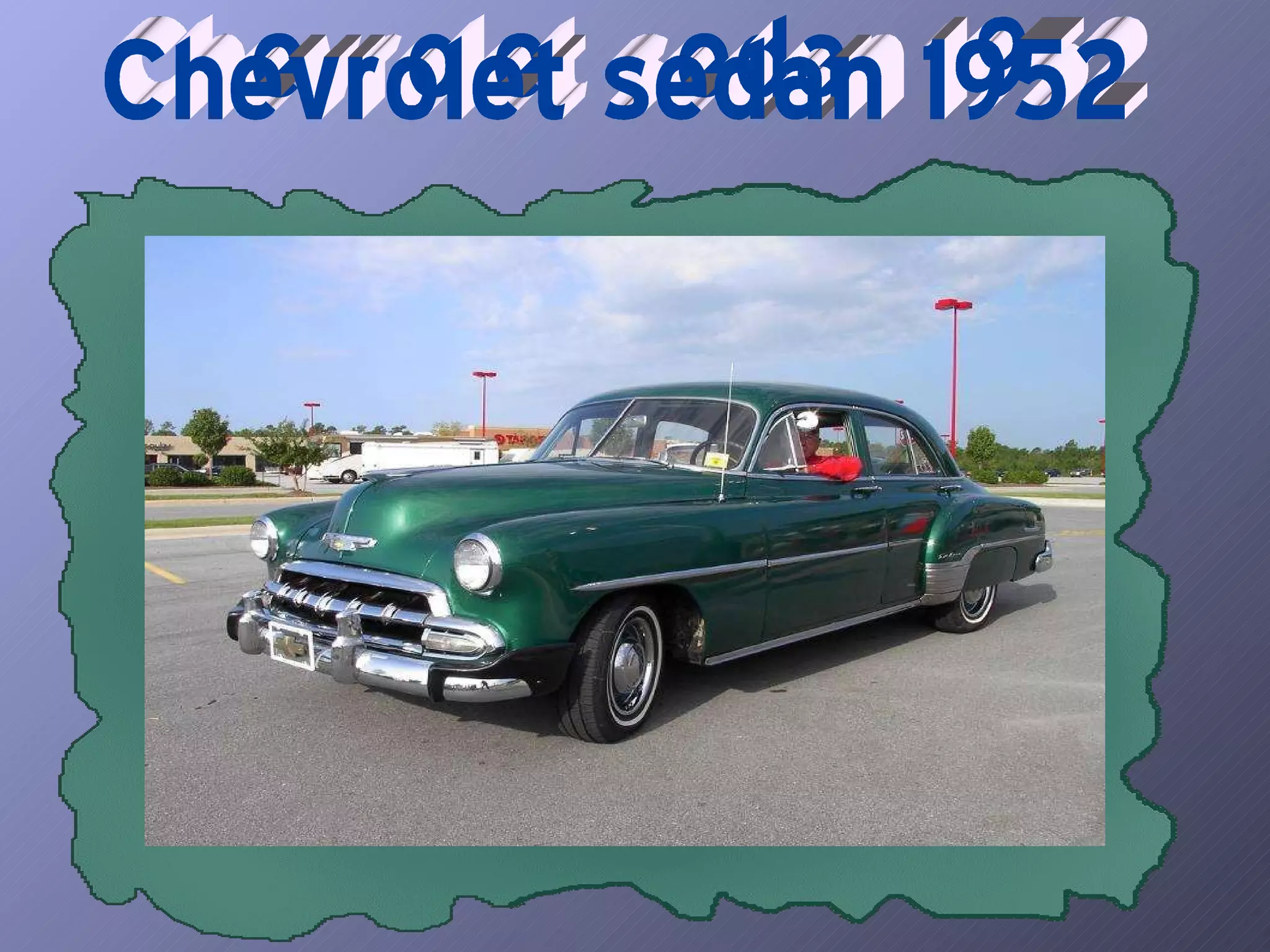 Chevrolet sedan 1952