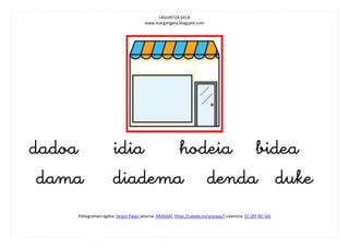 LAGUNTZA GELA
                                         www.margarigela.blogspot.com




                          

 
      Piktogramen egilea: Sergio Palao jatorria: ARASAAC (http://catedu.es/arasaac/) Lizentzia: CC (BY-NC-SA)
 