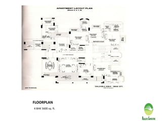 FLOORPLAN
4 BHK 5600 sq. ft.
 