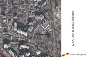 Satellite Image of DLF ICON
 