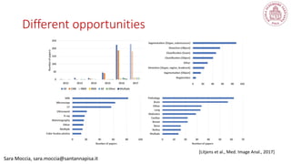 Different opportunities
Sara Moccia, sara.moccia@santannapisa.it
[Litjens et al., Med. Image Anal., 2017]
 