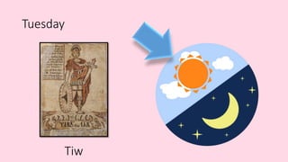 Tuesday
Tiw