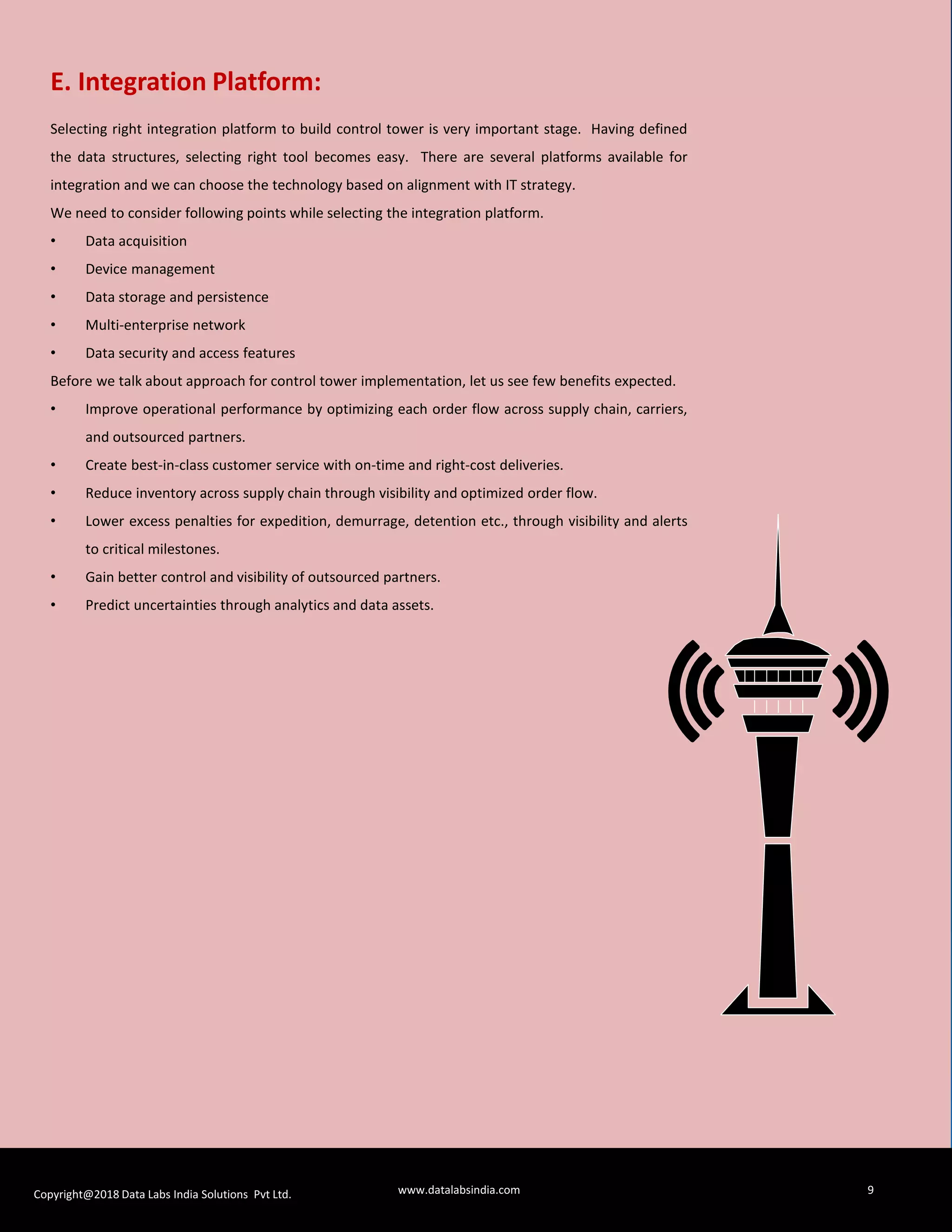 Supply Chain Control Tower - Design & Deployment Concept | PDF