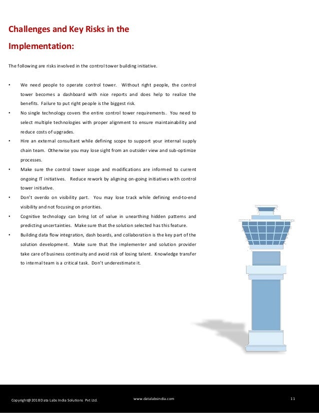 Supply Chain Control Tower Design Deployment Concept