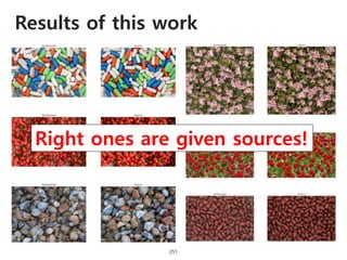 Results of this work
251
Right ones are given sources!
 