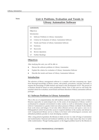 Library Problems Application Dlis007 library automation | PDF