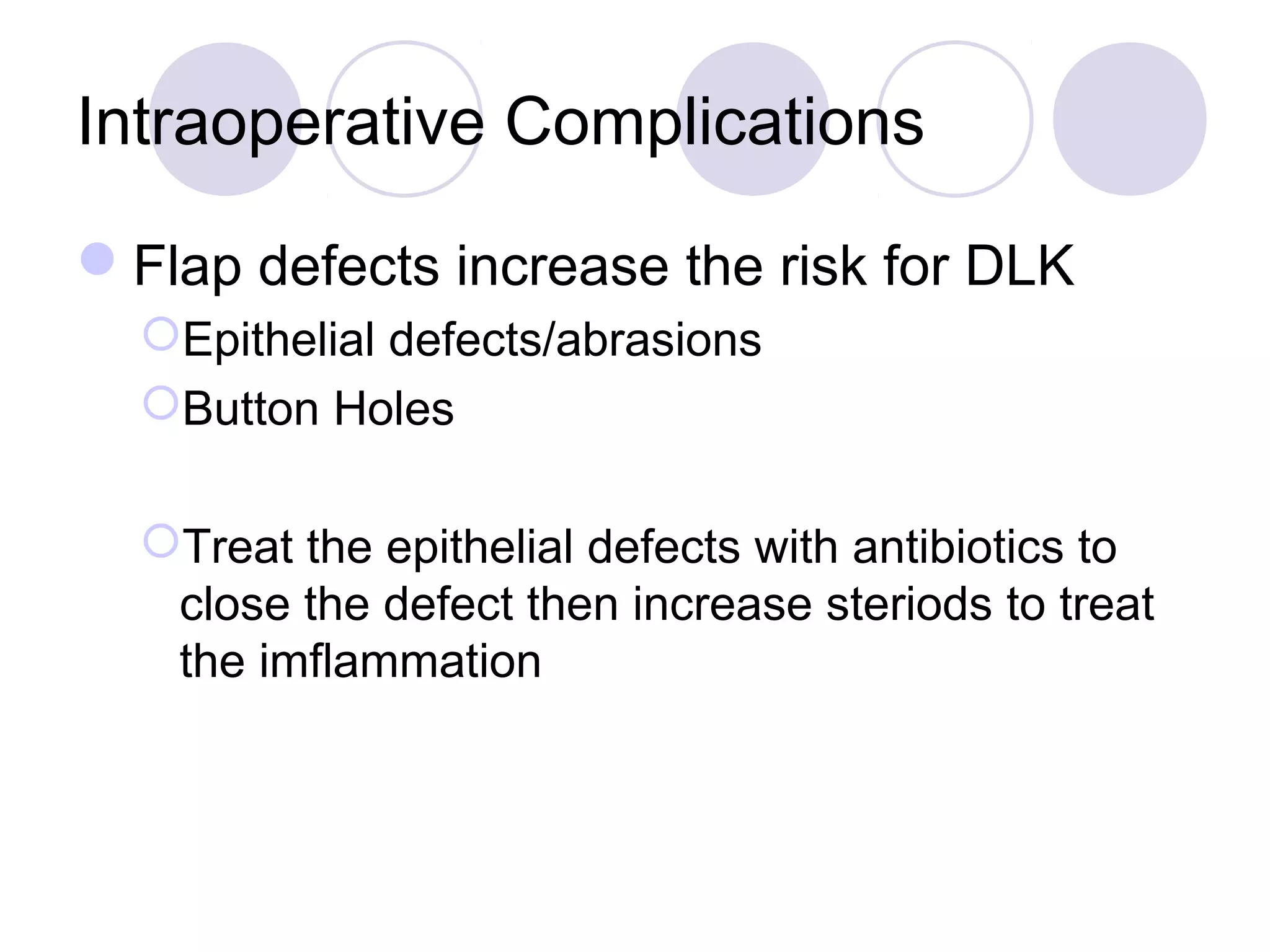 Dlk, Diffuse Lamellar Keratitis after lasik | PPT | Eye and Vision ...