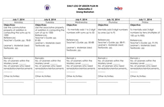 Dll GRADE 2 MATH | PDF
