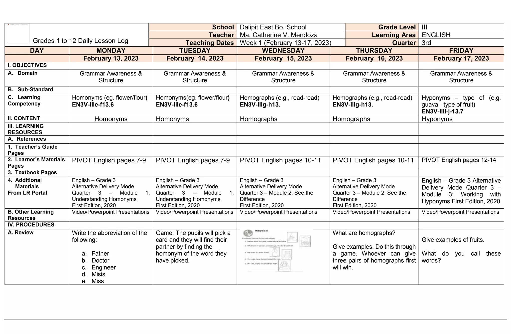 DLL ENGLISH Q3 WEEK1 docx dll-english-q3-week1-docx