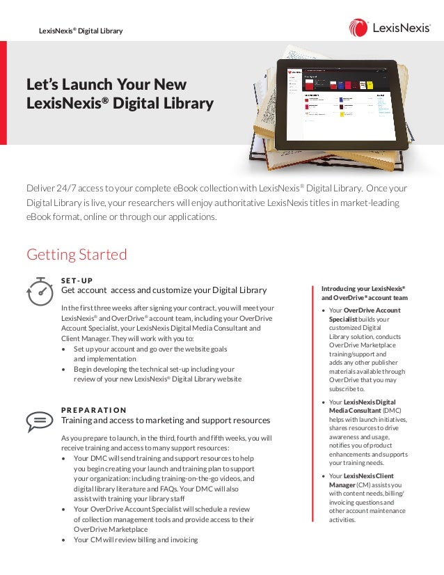 LexisNexis Digital Library Launch Guide