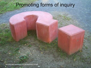 Promoting forms of inquiry

http://www.flickr.com/photos/72211347@N00/327122302#

 