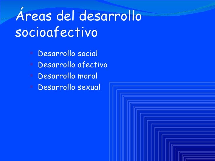 Desarrollo socio afectivo