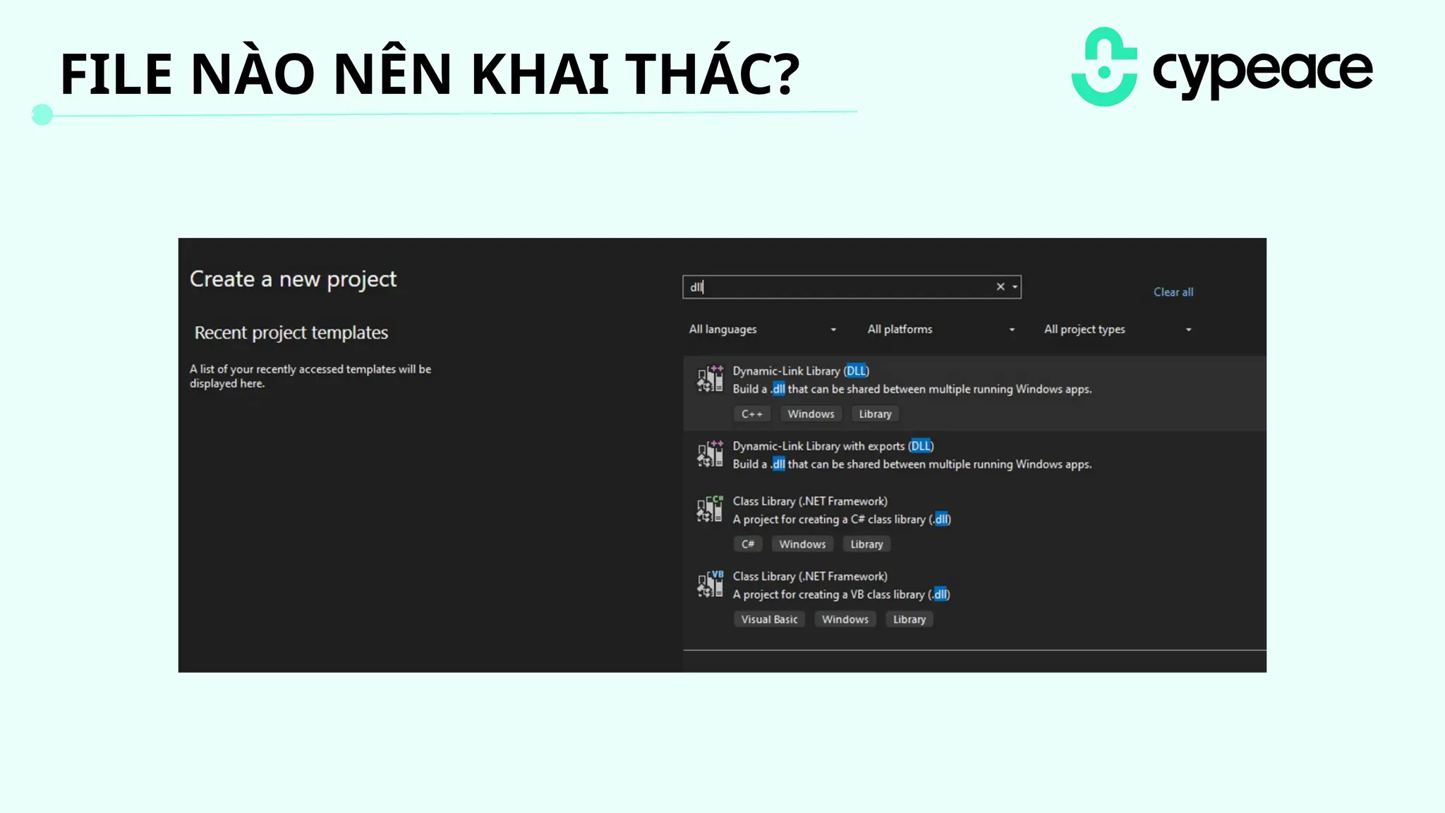 FILE NÀO NÊN KHAI THÁC?
 