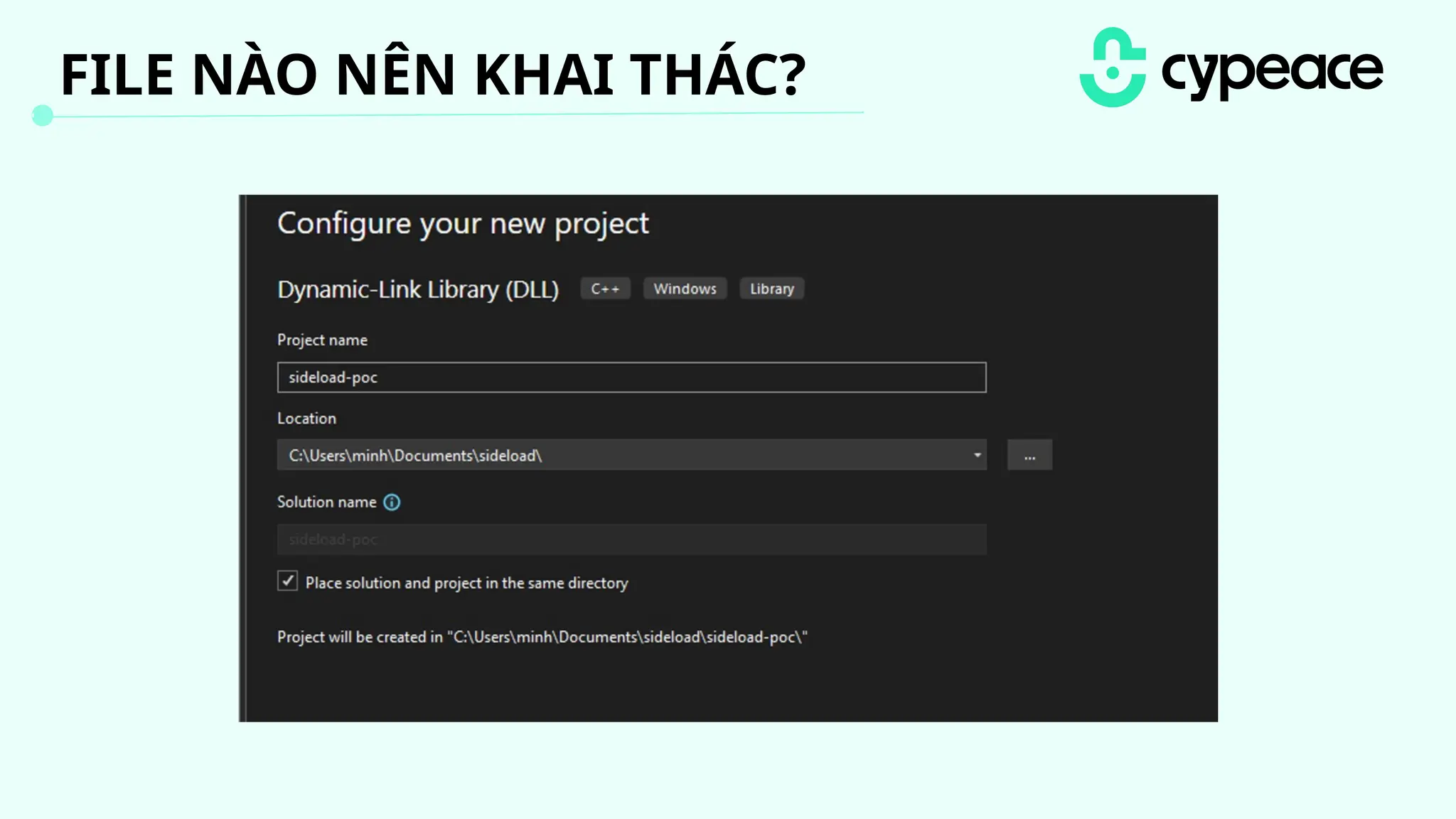 FILE NÀO NÊN KHAI THÁC?
 