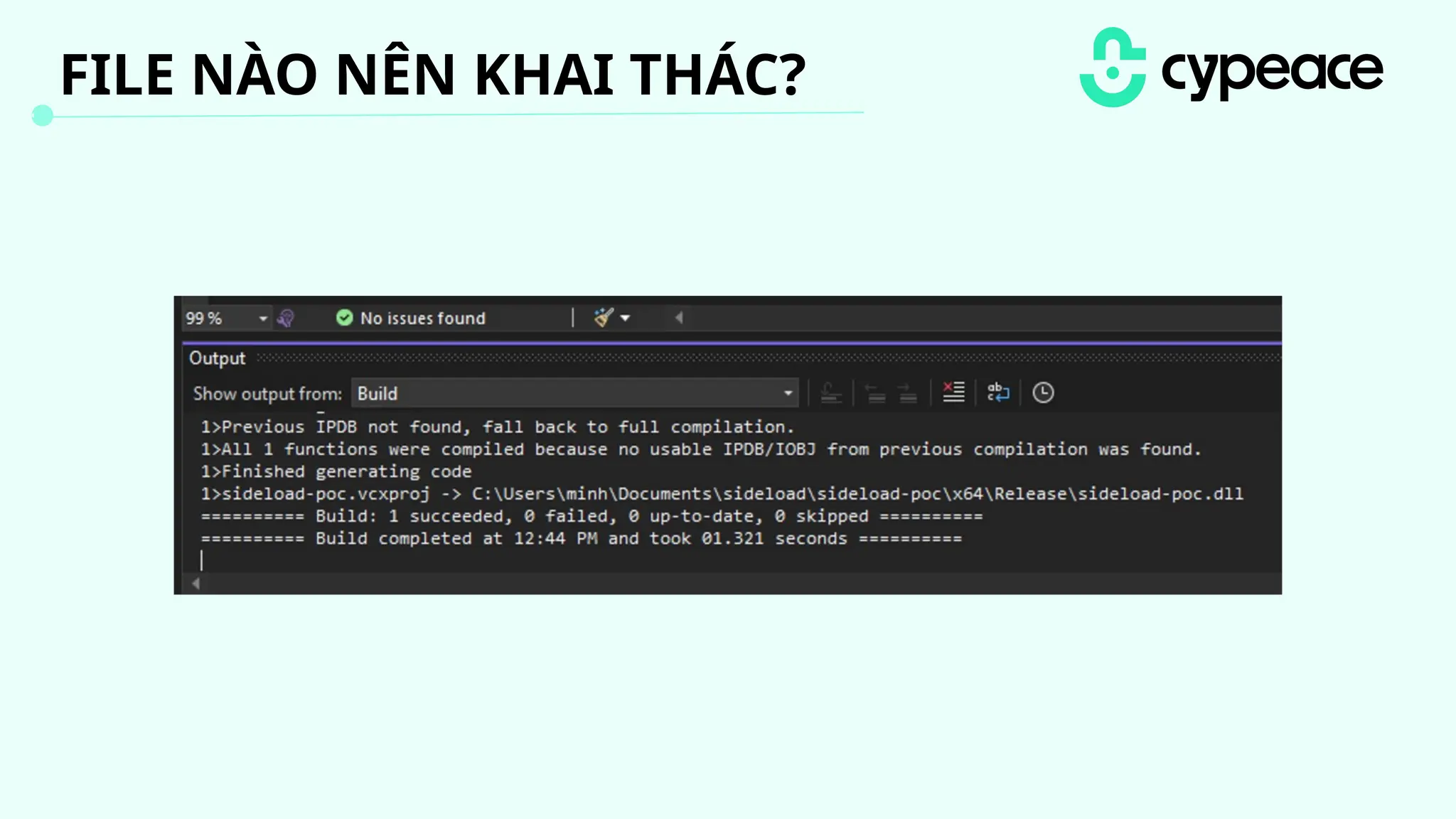 FILE NÀO NÊN KHAI THÁC?
 
