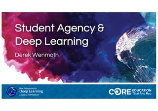 Derek Wenmoth
Student Agency &
Deep Learning
 