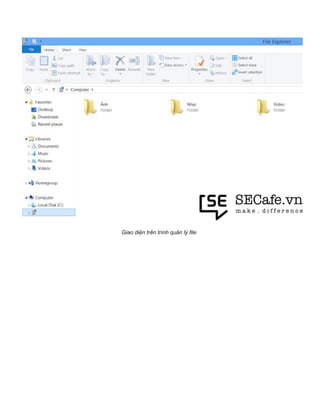 Giao diện trên trình quản lý file
 