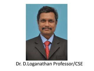 Dr. D.Loganathan Professor/CSE
 