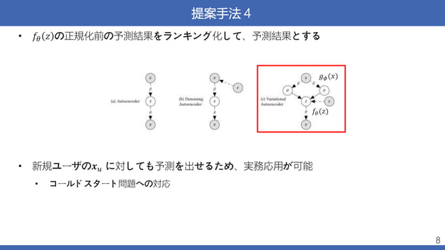 [DL輪読会](Sequential) Variational Autoencoders for Collaborative ...
